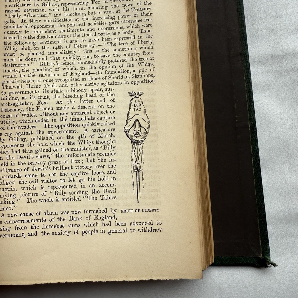 CARICATURE HISTORY OF THE GEORGES - THOMAS WRIGHT - illustrated Antique HB 1876 - Picture 12 of 14